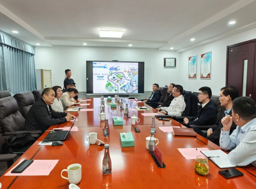 泰氢（江苏）科技公司到信华集团考察洽谈