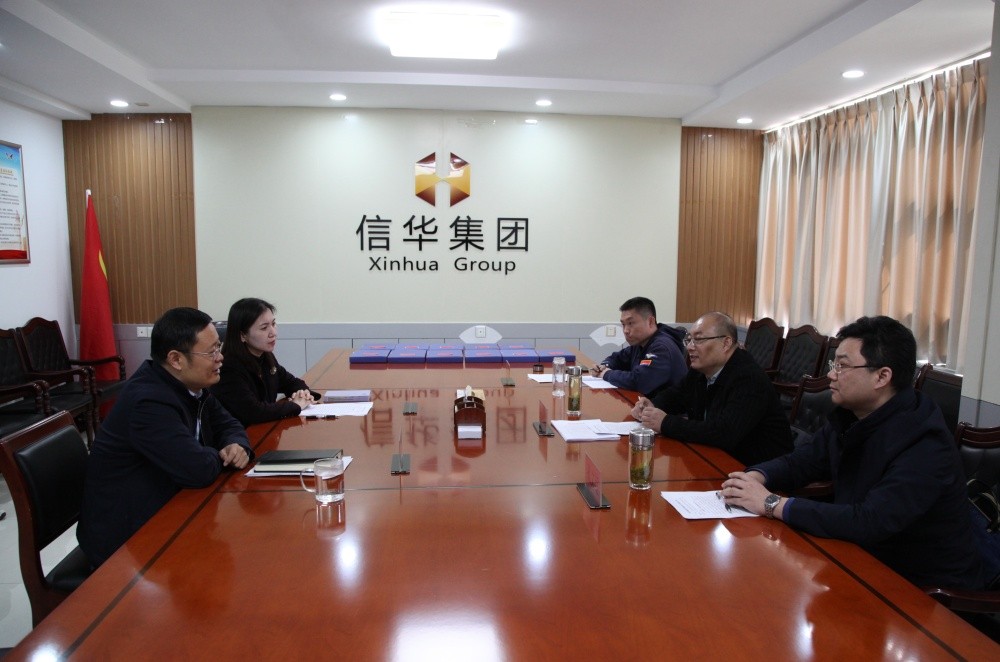 市委宣传部到信华集团进行文明单位复核